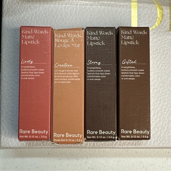 Rare Beauty Kind Words Matte Lipstick Set - Lively Creative Strong Gifted